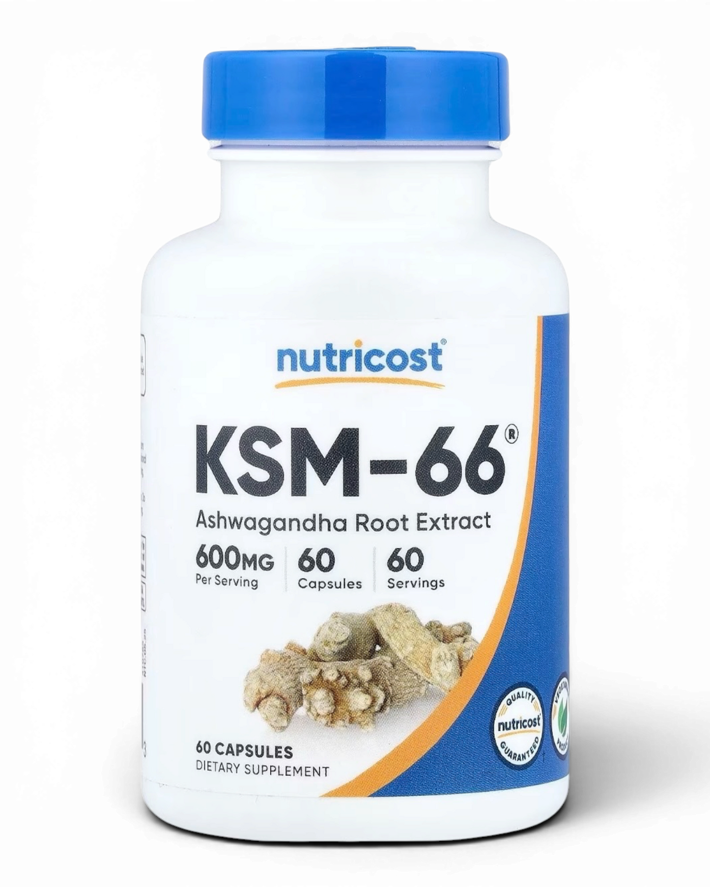 KSM-66® Ashwagandha Nutricost 600 mg – 60 Cápsulas