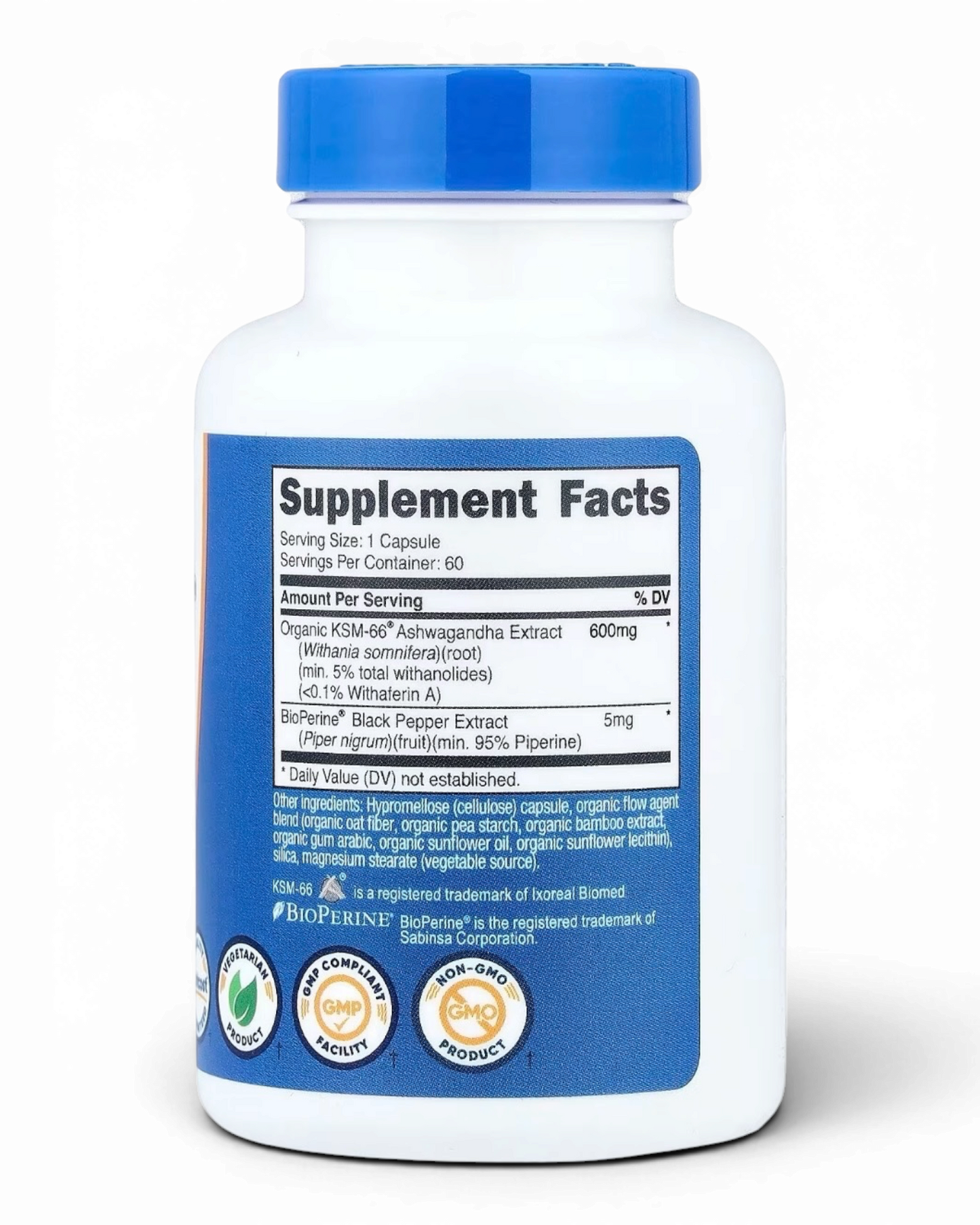 KSM-66® Ashwagandha Nutricost 600 mg – 60 Cápsulas