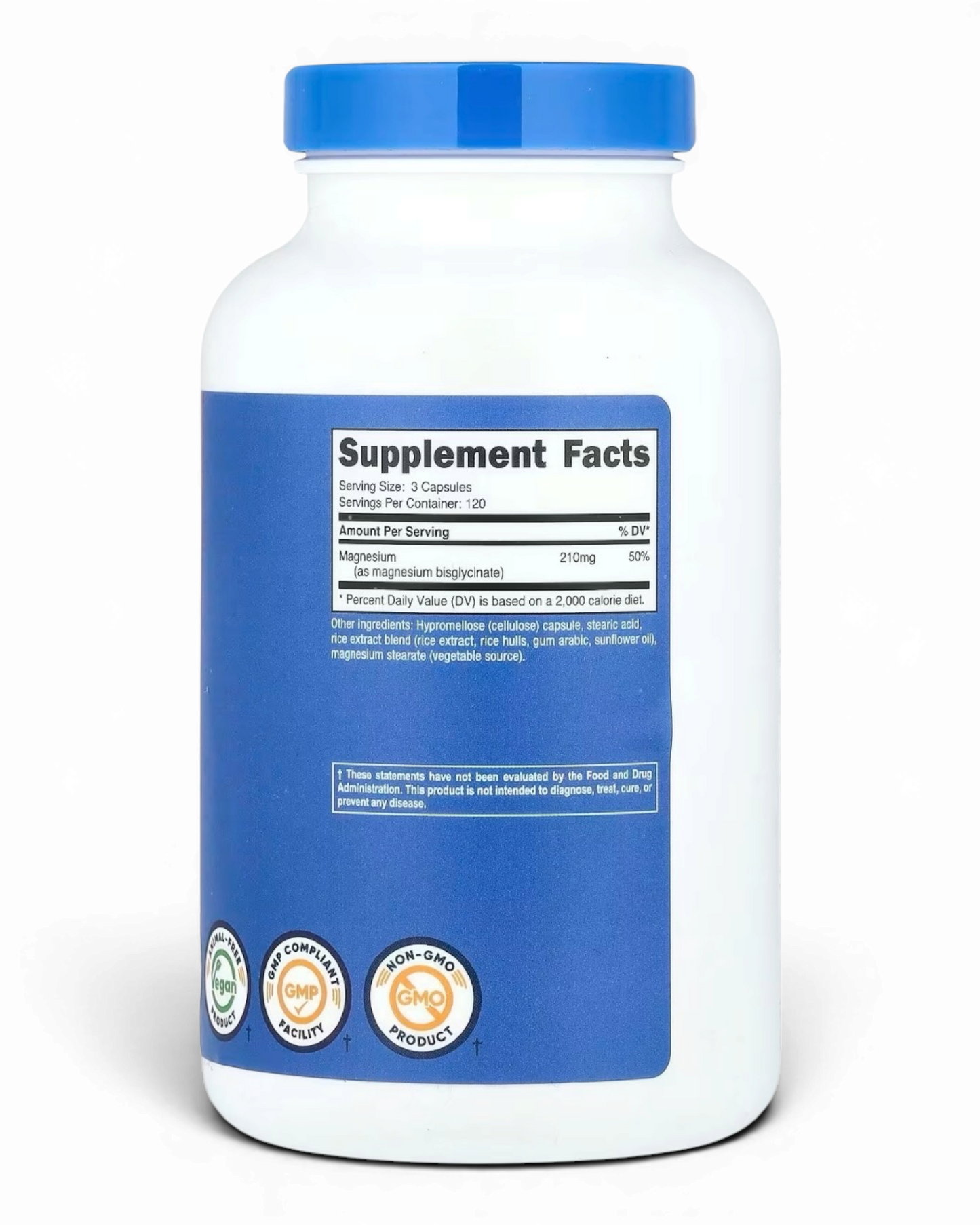 Nutricost Magnesium Glycinate 210 mg | 360 Capsules
