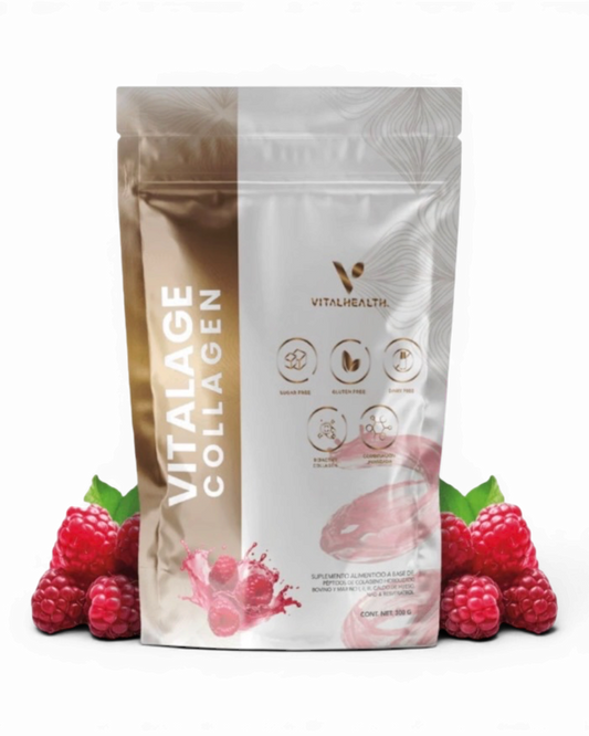 Vitalage Collagen – Colágeno Hidrolizado Premium | Sabor Frambuesa