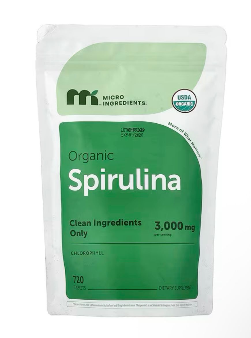 Espirulina Orgánica USDA | 720 Tabletas