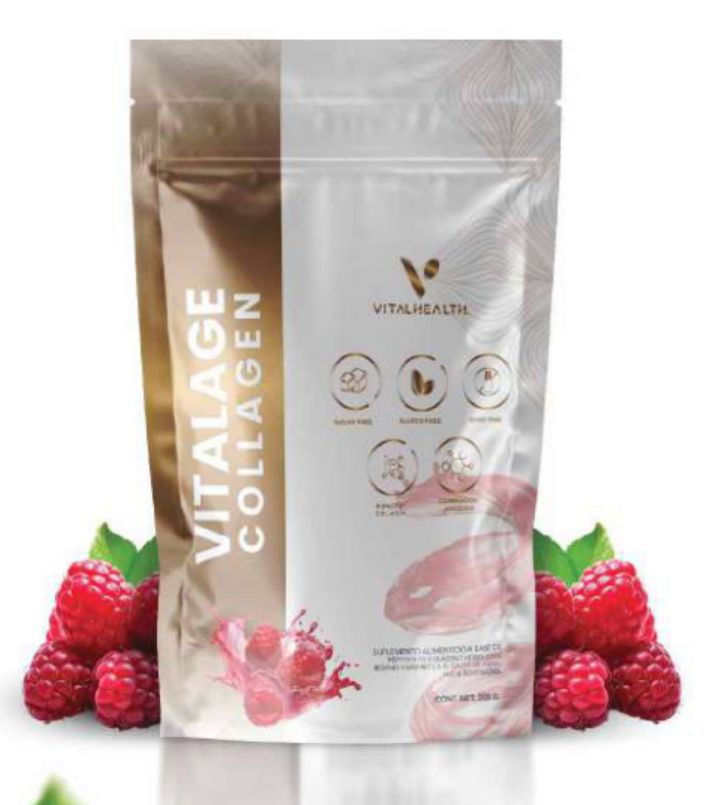 Vitalage Collagen – Colágeno Hidrolizado Premium | Sabor Frambuesa